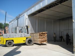 Wholesale 40m3 800 Millimeter Fan Lumber Drying Kiln Cold Water Humidification from china suppliers