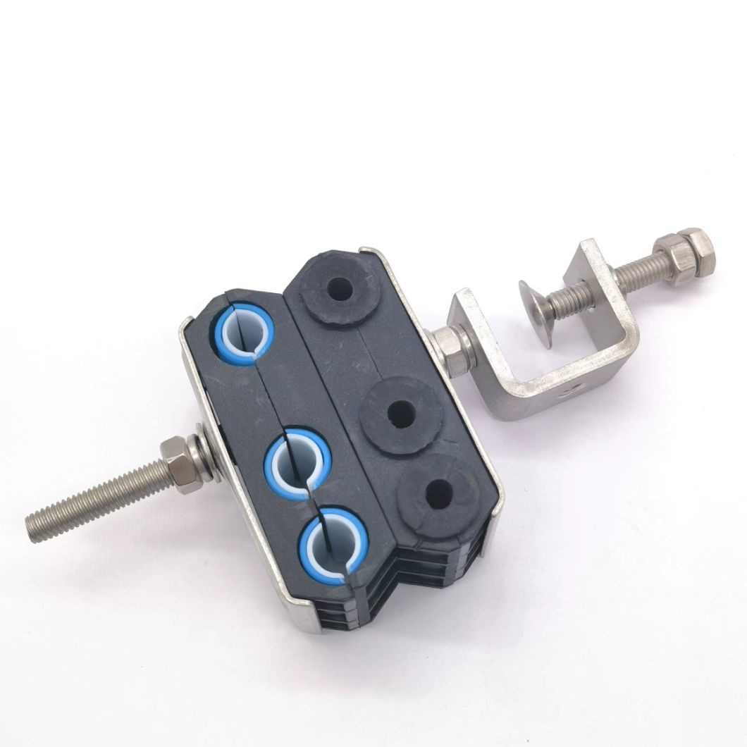 Single Type Feeder Clamp for Coaxial Cable of 3/8, 1/2, 7/8, 1-1/4, 1-5/8