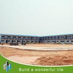 2016 hot sale single storey prefabricated labor house for sale