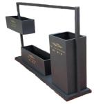 Garden furniture outdoor metal carved planters standing pots