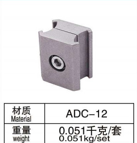 Double Joints Metal Pipe Fittings AL-6B Aluminum + ADC-12 Material Reusable