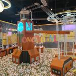 0.54KW Soft Play Equipment Soft Play Ball Blower Ocean Ball Sliding Ball