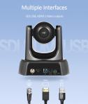 HDMI SDI Church PTZ Camera 20X optical zoom camera for large conference room