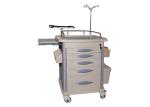 CE ISO Certified Medical Crash Cart Hospital Resuscitation Trolley With Five