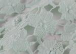 Chemical Polyester Dying Lace Fabric 3D Embroidery Guipure Venice lace For Dress