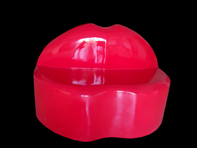 customized size lip shape red color fiberglass chair as home furniture or mall furniture canton fair 122th
