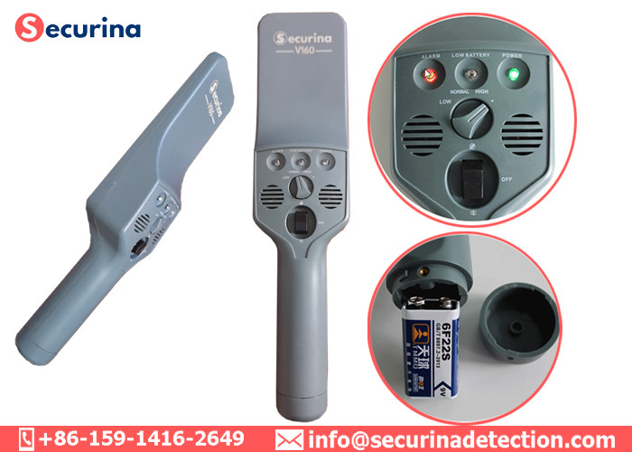 Anti Fall Silver PCB Board Hand Held Security Detector With Mechanical Keyboard