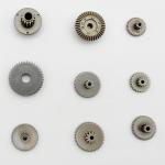 Small Sintered Metal Bearings Spur Gear Sprockets Cnc Lathe Parts