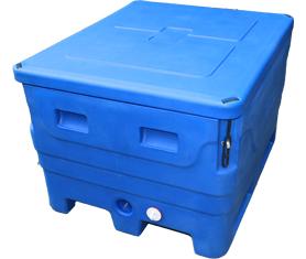Wholesale Oversized 400L Blue Insulated Fish Container from china suppliers