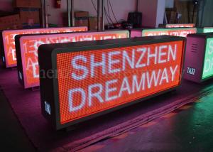 Wholesale Two Sides LED Taxi Top Advertising Signs , P5 Outdoor Taxi Roof Led Display 600W from china suppliers
