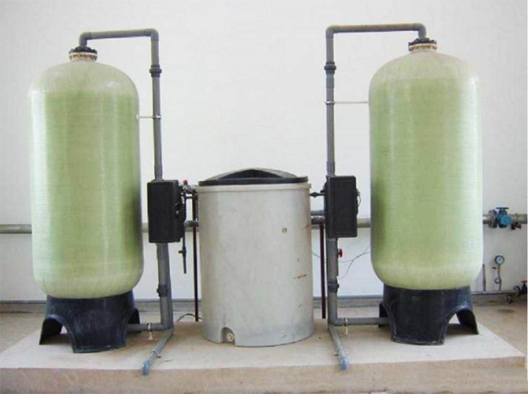 100L/Hour Water Softener Treatment Systems 75% Recovery Efficiency