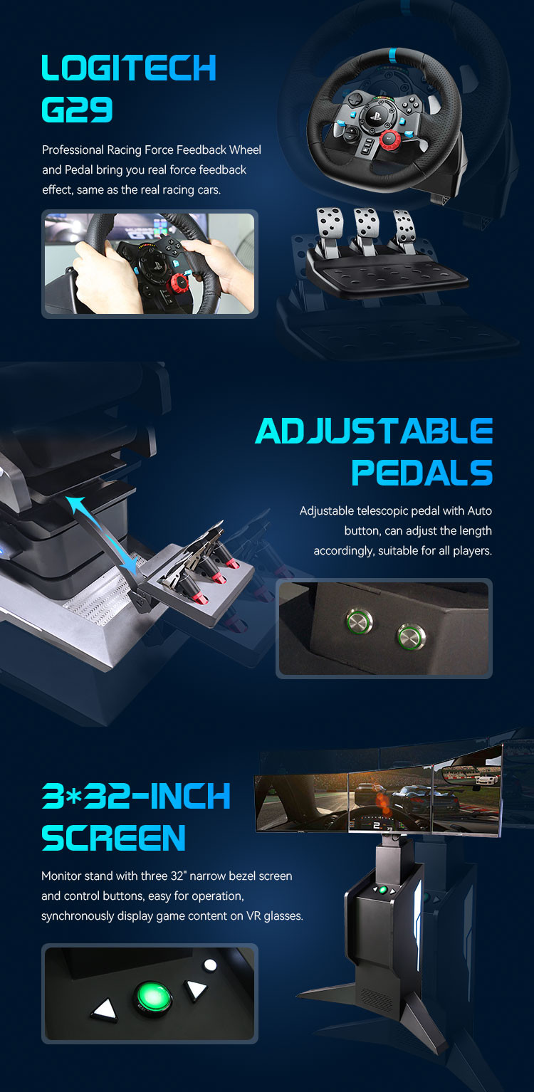 YHY Ultimate Racing All-Aluminum Alloy VR Racing Simulator for an Immersive Experience