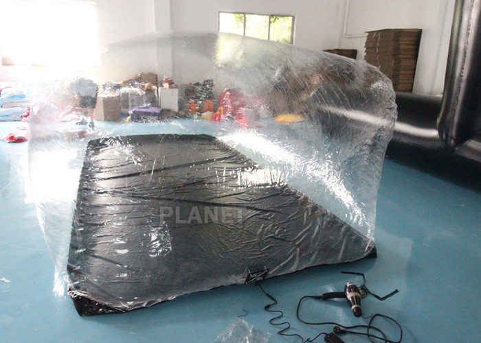 DustProof Inflatable Car Cover Capsule Tent for Car Storage