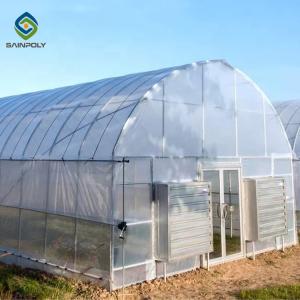 Wholesale 10m Plastic Single Tunnel Greenhouse Uv Resistant Clear Sheeting from china suppliers