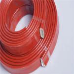 Pipe Protection Silicone Rubber Coated Fiberglass Sleeve For Automobile And