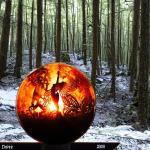 Garden Steel Outdoor Fire Bowl Fireplace 800mm Diameter 3mm Thickness