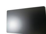 CR80 Plain Matte Black Metal Business Cards Blanks Steel Round Corner