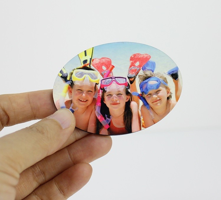 DIY Customized Printing 70*50mm Sublimation Blank Fridge Magnet for Souvenir or Gift