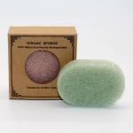 BPA Free Beauty Used Konjac Oval Cosmetic Sponge For Face Cleaning