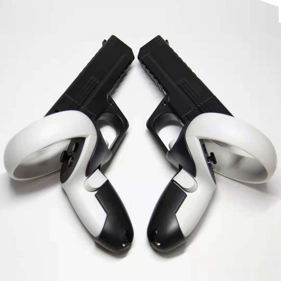 2021 New VR Game Gun Case Protective Cover Touch Controller Grip for Oculus Quest 2 Game Gun shell(1 pair)