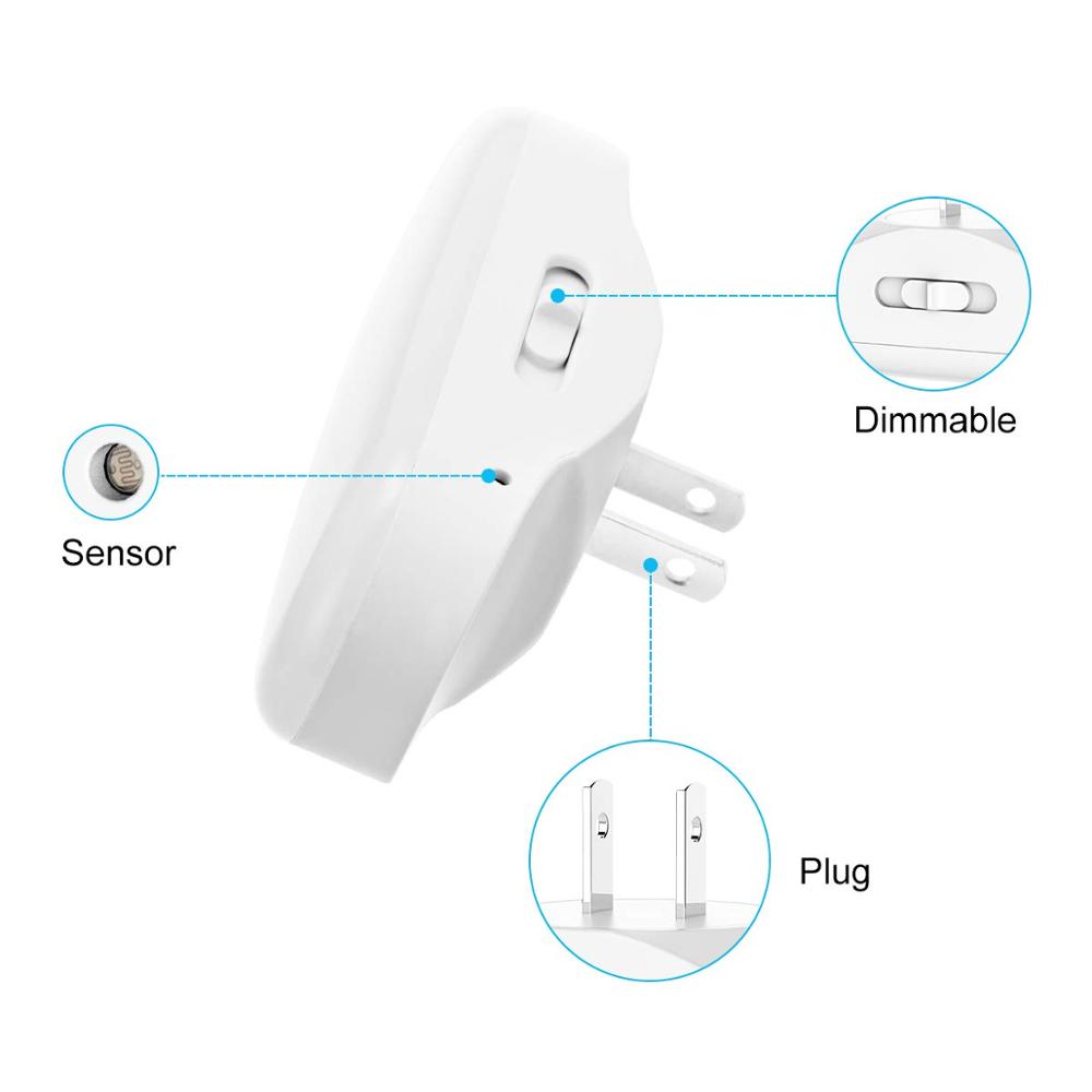 12pcs Led AC110V Children'S Plug In Night Light / Amber Led Night Light