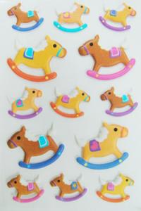 Wholesale Safe Non Toxic 3D Foam Stickers For Toddlers Lovely Riding Horse Design from china suppliers