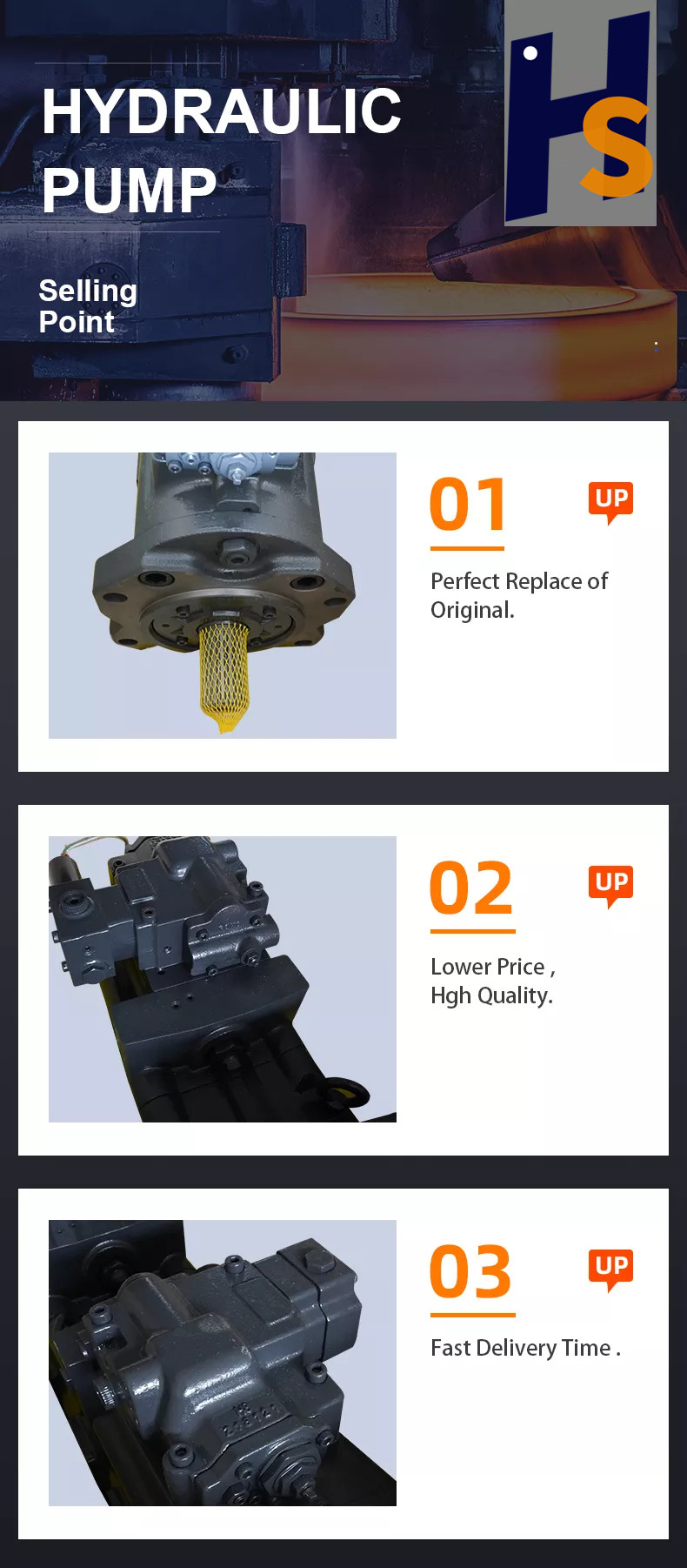 Kawasaki K5V200 Excavator Hydraulic Pump K3V200DT / DTP For Machinery Repair Shops