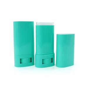 Wholesale Industrial Cosmetic Oval Lotion Bar Stick Refillable Plastic Purple Lipbalm Tube Twist up Deodorant Container 5g 15g 20g from china suppliers