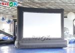 Inflatable Outdoor Screen Black Outdoor Commercial Inflatable Projector Movie