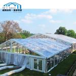 White Outdoor Winter Wedding Tent PVC Waterproof Shelter 500 - 1500 People
