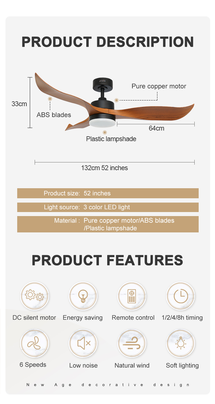 plastic ceiling fan