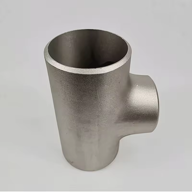 NXF Corrosion Resistance Monel R450 UNS N04405 Forging Tee Welding Connection Head OEM Customizable Tube Connector Fittings