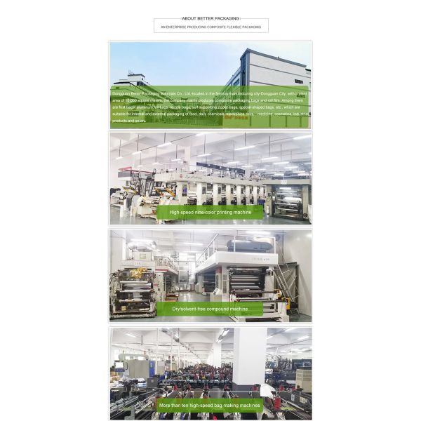 BOPP CPP Food Grade Organ Bag Tea Vacuum Packaging Offset Printed Recyclable Glossy Silver Foil Milk Powder Green Tea Biscuits