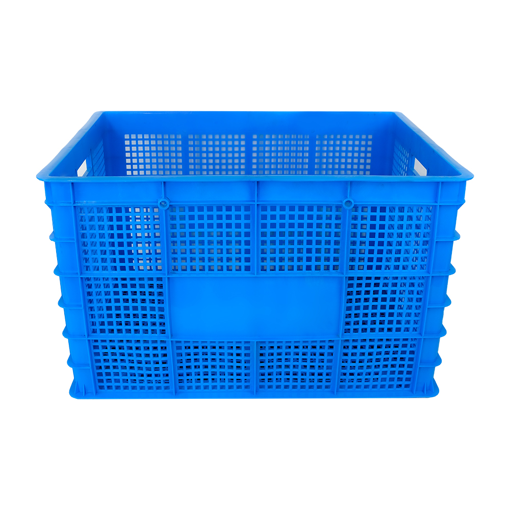 Mesh Style Transport Plastic PP Basket for Supermarket Fresh Food Turnover Benefit