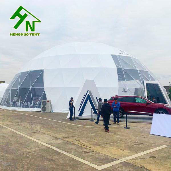 Geodesic Wind Resistant Hotel Dome Tent Scenic Area Huge Stainless Steel Frame