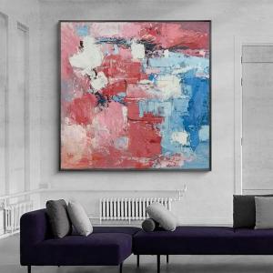 Wholesale OEM Home Decor Wall Art Hand Painted Canvas Oil Painting Abstract Colorful Modern from china suppliers