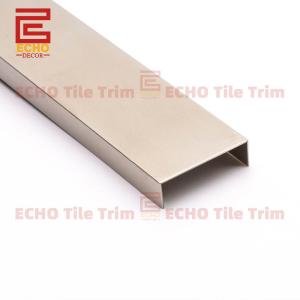 Wholesale Bathroom Silver Stainless Steel Listello Border Edge Tile Trim from china suppliers