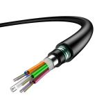 Loose Tube Double Jacket Armoured Fiber Optic Cable For FTTH