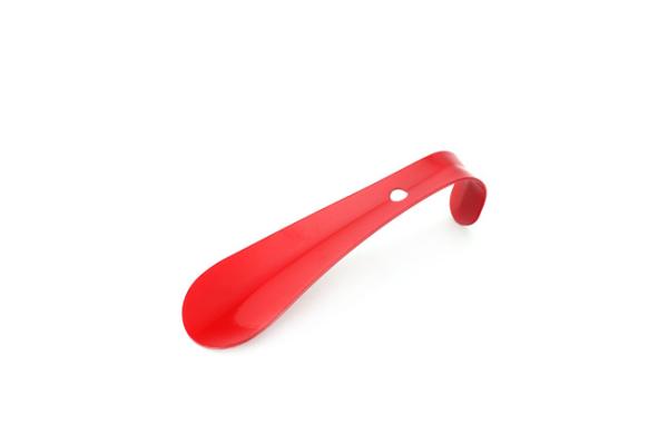 Long Metal Shoe Horn Stainless Steel 6.3 Inch 16 CM Handle With Hook Travel