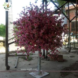 Wholesale UVG wholesale table centerpiece pink wooden small artificial peach blossom trees for sale from china suppliers