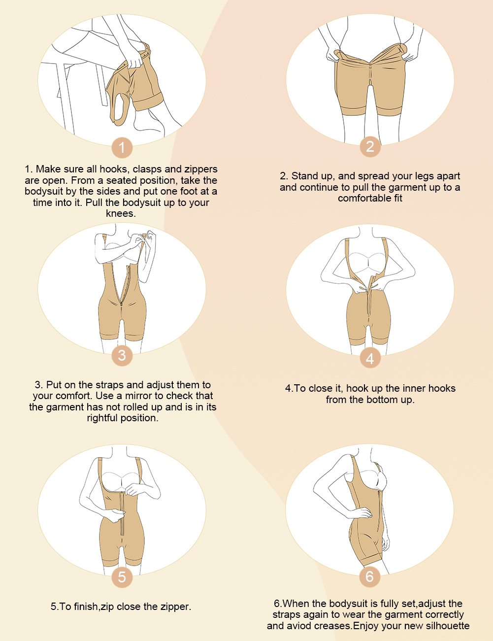 Fajas Colombianas Reductora Postpartum Recovery Bodysuit Tummy Control SHAPEWEAR Body Shapers Girdle