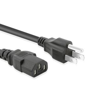 Wholesale 6 Ft Standard LED Grow Light Extension Cord 18 AWG Black Grow Light Cable from china suppliers