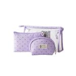 Wholesale Custom Print Logo Makeup Travel Toiletry Bags 3 Set