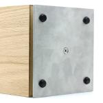 Wood Ferrite Magnet 360 Rotatable Knife Block Holder Rack with Magnetic Stands