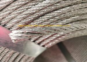 Wholesale Round Cross Sectional 7X19 3.18mm Electro Galvanized Steel Wire Rope from china suppliers