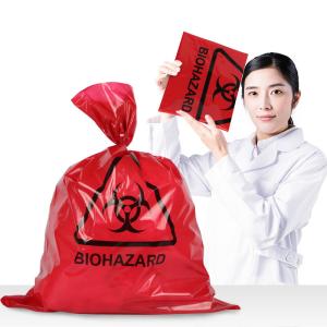 Wholesale Large Thick 0.02mm 0.1mm Biohazard Plastic Bags For Hospital Waste from china suppliers