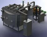 3D Acrylic Vacuum Metalizing Equipment On Car Logos Vacuum Metal Deposition