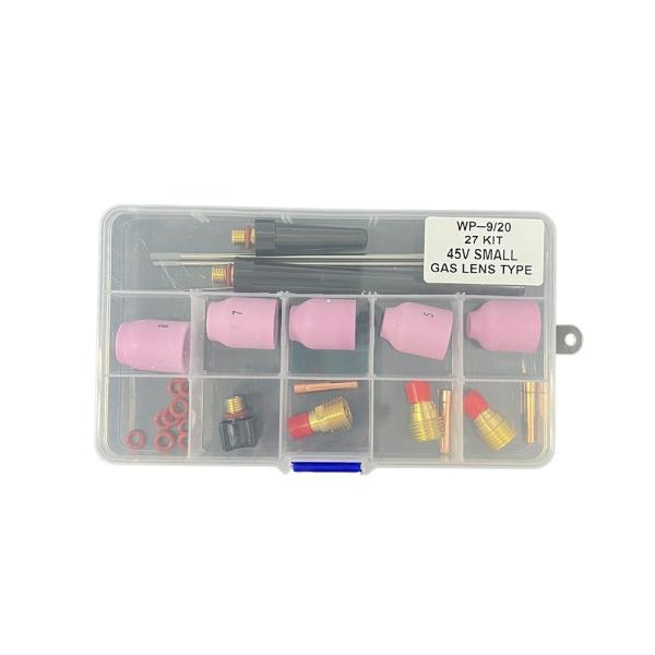 Pink UPPERWELD 27PCS TIG Welding Torch Accessories 53N Series Ceramic Nozzle TIG