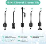 12V DC Aquarium Gravel Cleaner