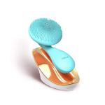 300mAh Blue Silicone Facial Cleansing Brush Electric